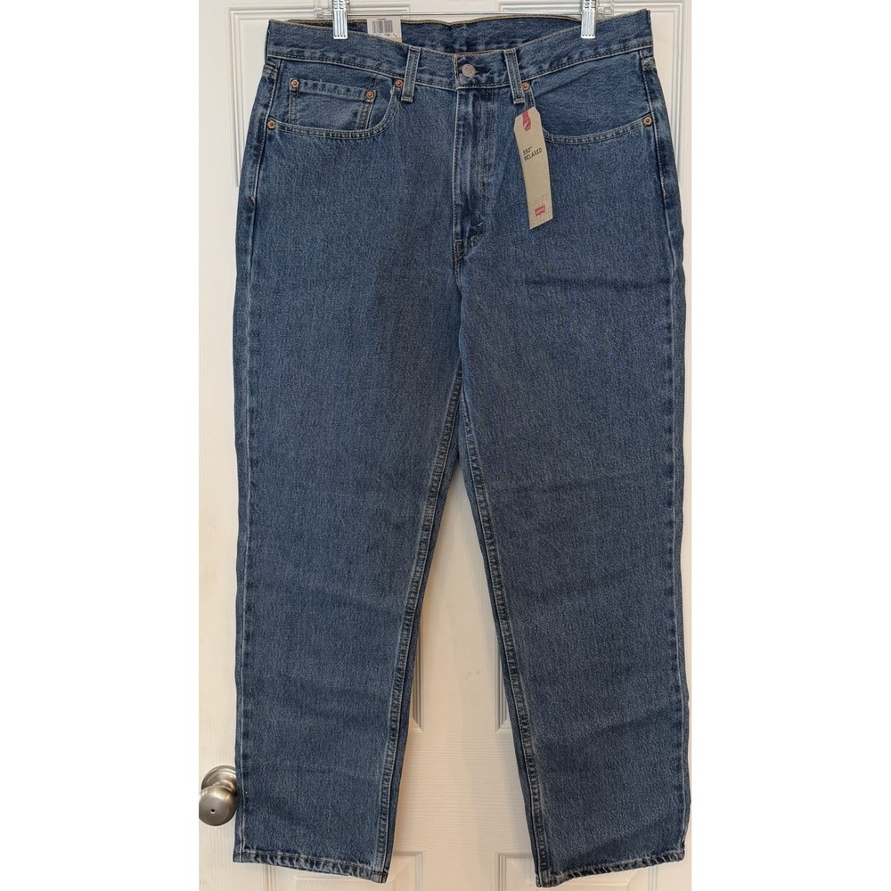 Levi's NWT Men's 550 Relaxed Fit Jeans 35x32 Blue Casual Workwear 100% Cotton